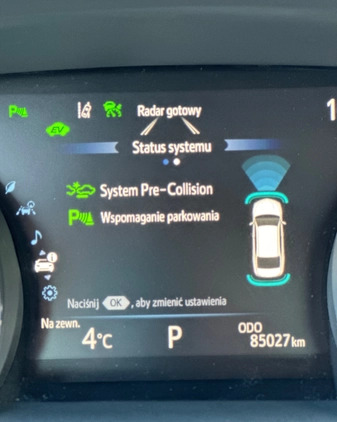 Toyota Camry cena 109900 przebieg: 85000, rok produkcji 2019 z Sierpc małe 191